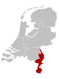 Diecéze Roermond na mapě
