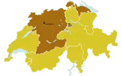 Diecéze basilejská na mapě