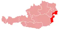 Diecéze eisenstadtská na mapě