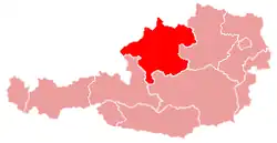 Diecéze linecká na mapě