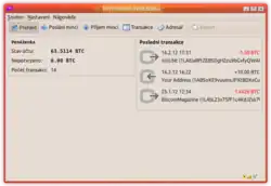 Screenshot programu