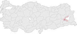 Bitlis na mapě