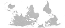 Mapa orientovaná jihem vzhůru
