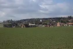 Pohled na Blata od Prachovských skal