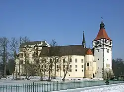 Rožmitálský a Rejtův palác od jihu
