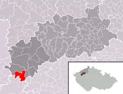 Blatno na mapě