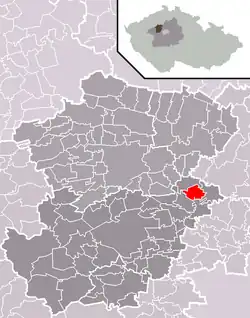 Blevice na mapě