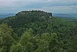Pohled z Papststeinu na Gohrisch