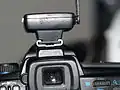 Rádiová dálková spoušť nainstalovaná ve fotografických sáňkách