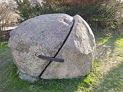 Bludný balvan v Polance nad Odrou