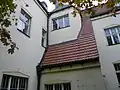 Těleso schodiště od západu