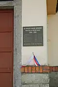Pamětní deska obětem 1. světové války na kapli