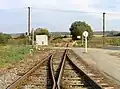 Trať za nádražím v Bořeticích