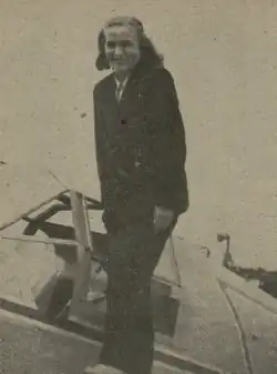 Božena Krajčová (časopis Letectví, září 1947)