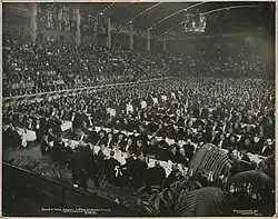 Banket obchodní rady Rt Hon RL Borden, Arena Gardens, Toronto, 23. září 1912