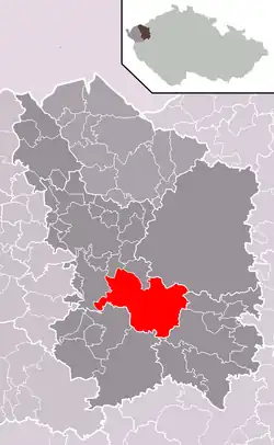 Bochov na mapě