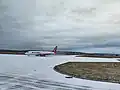 Boeing 737-800 v zimě
