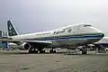 Boeing 747-200 Saudi Arabian Airlines v roce 1978 na Londýnském Heatrow