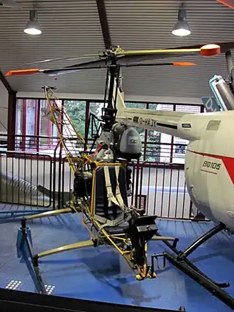Bölkow Bo 103 v Hubschraubermuseum Bückeburg
