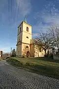 Kostel od jihu
