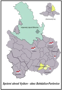 Pavlovice na mapě