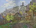 Bohumír Jaroněk Štramberská ulička (tempera)