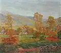 Bohumír Jaroněk Podzim na Valašsku (olej)