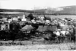 Pohled na Leskoun v 70. letech 20. století
