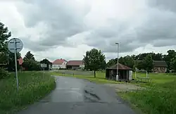 Příjezd do vesnice od Žehušic