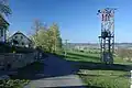Rozcestí a trafo stanice