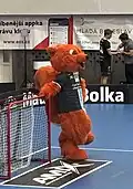 Klubový maskot veverka Štěpánka