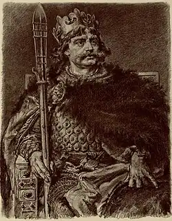 polský král Boleslav I. Chrabrý