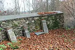 Náhrobníky bývalého hřbitova