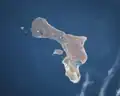Satelitní snímek Bonaire