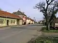 Hlavní silnice na Uherské Hradiště