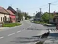 Průjezd obcí, směr Slavkov