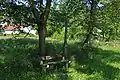 Lavička s křížkem