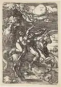 Albrecht Dürer: Únos na jednorožci, 1516