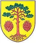 Borovice ve znaku obce Bory (okres Žďár nad Sázavou, Česko)