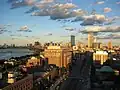 Západ slunce v Bostonu