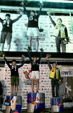 Vítězky SP 2010 v boulderingu ve Vídni