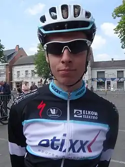 Jan Hirt na závodech v Belgii
