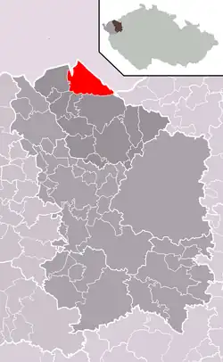 Boží Dar na mapě
