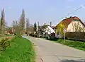 Západní část vesnice