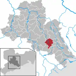 Brand-Erbisdorf na mapě