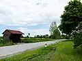 Pohled na jihozápad vesnice