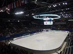 Zimní stadion Ondreje Nepely při Mistrovství Evropy v krasobruslení 2016
