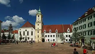 Františkánské náměstí v Bratislavě