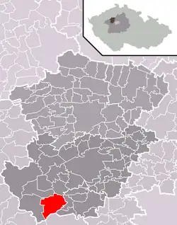 Bratronice na mapě