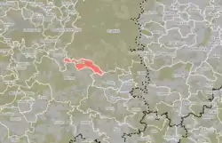 Bražec na mapě